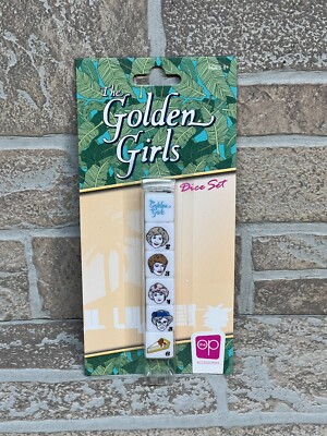 USAopoly Golden Girls 6-Piece Collectible Yahtzee Dice Set