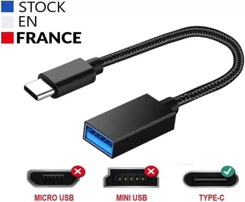 PH26 Ⓡ Câble Adaptateur OTG USB-C Mâle vers USB - A Femelle - 第 3/4 張圖片