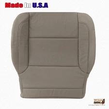 2017 2018 2019 Chevy Silverado Driver Bottom Seat Cover Tan PERFORATED Leather