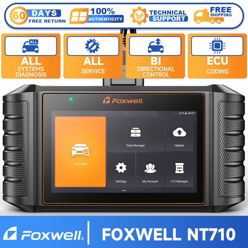 FOXWELL NT710 Bluetooth OBD2 Scanner For VAG Car ECU CODING Bidirectional Tablet