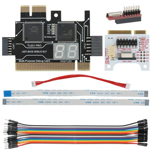 TL631 Pro Motherboard Diagnostic Analyzer Tester Cards For PCI Mini PCI-E Laptop