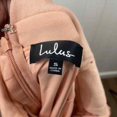 Lulu's NWT Elegant Encounter Rose Gold Sequin Maxi Dress Women's Small |  eBay