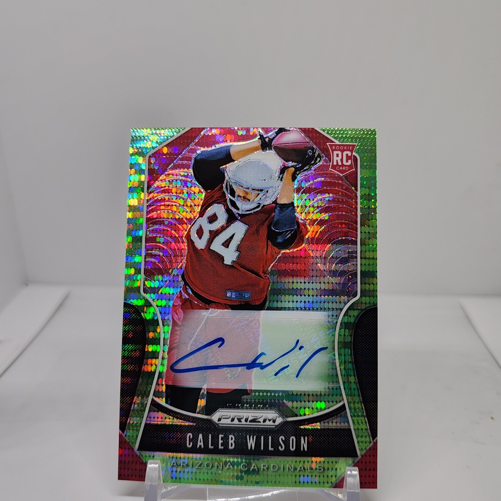 Caleb Wilson Panini Prizm #367 Autograph-Green Scope