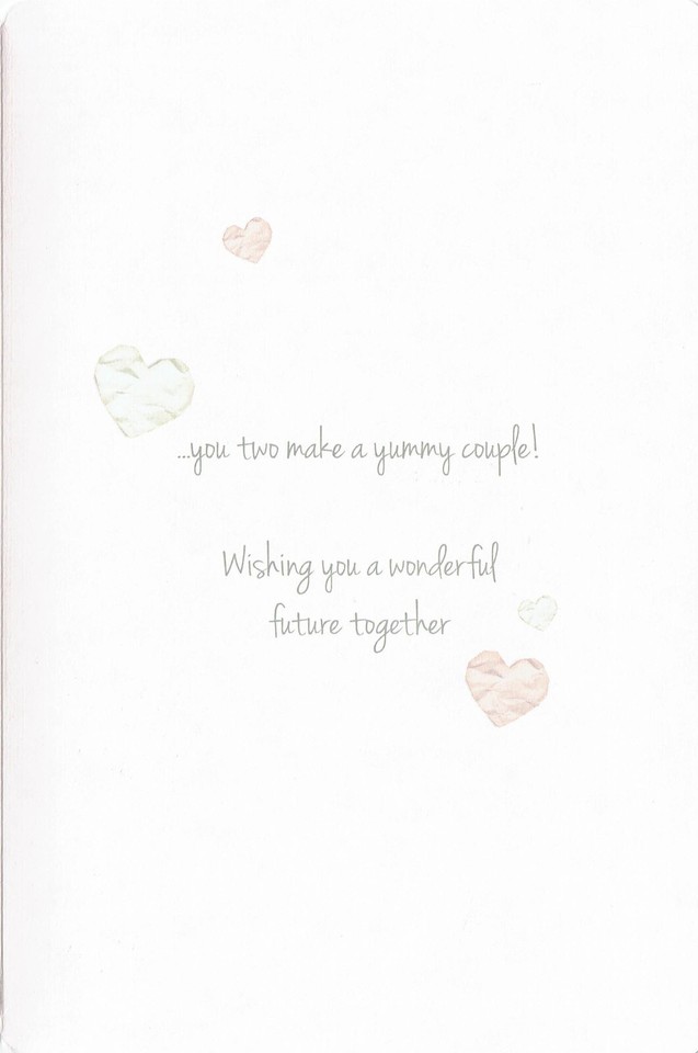 WEDDING DAY CARD - Lovely words with a poem on the back and silver ...
