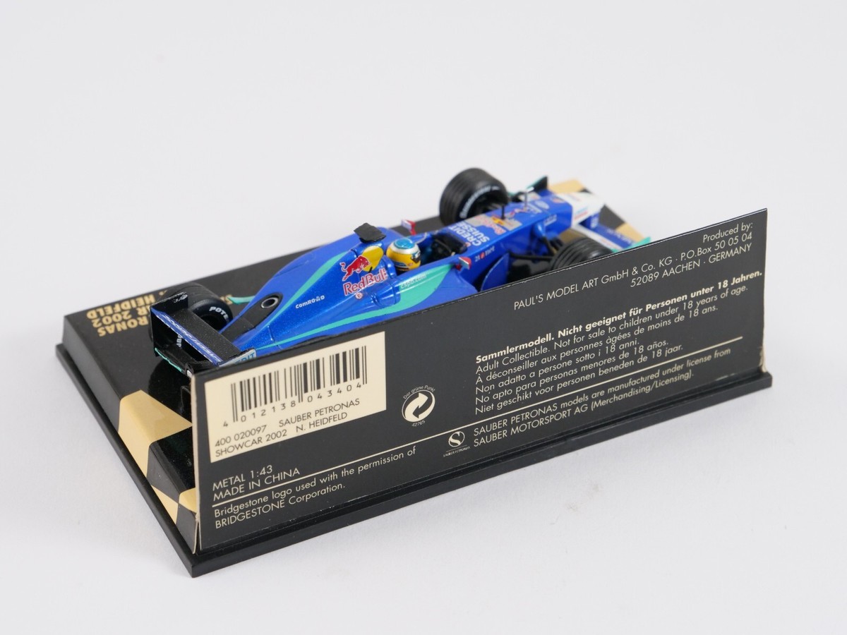 Minichamps 1/43 Sauber Petronas Showcar 2002 Massa 400 Minichamps 1/43 Sauber Petronas Showcar 2002 Massa 400