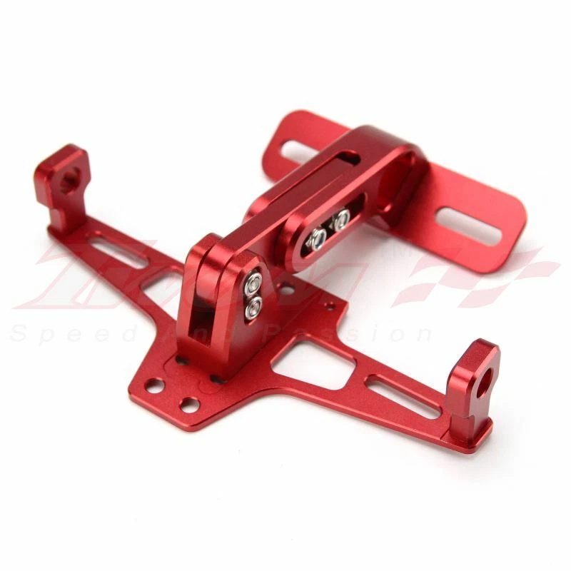 Красный мотоциклетный светодиодный задний интегрированный тормозной кронштейн для номерного знака заднего фонаря для KT - Изображение 3 из 4