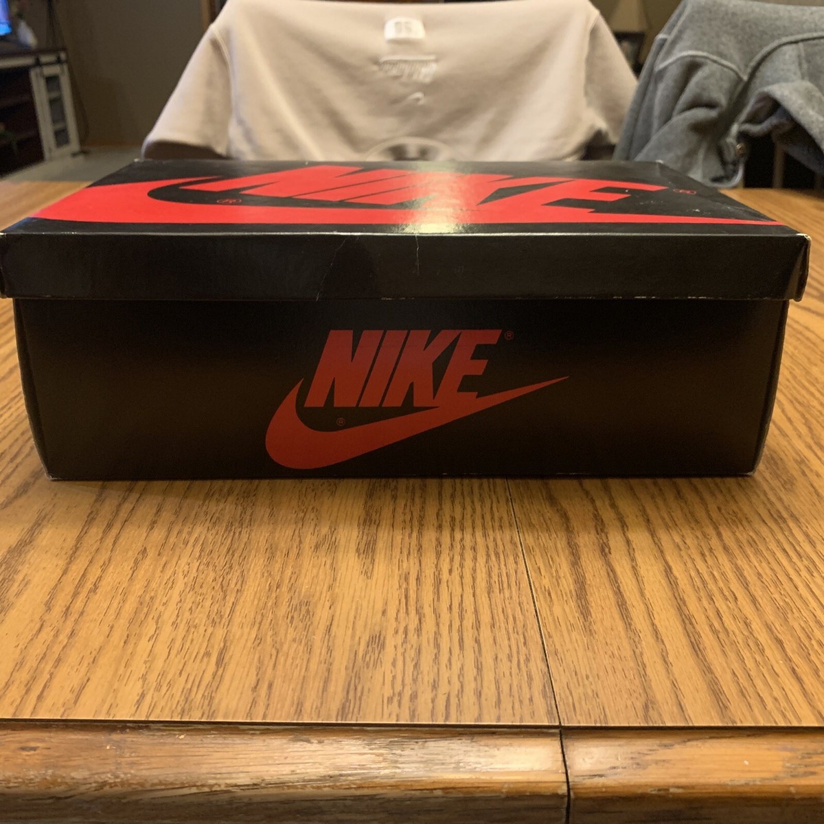 Air Jordan 1 Original Shoe Box Only. 4282. Size 7. BLK/RB (No