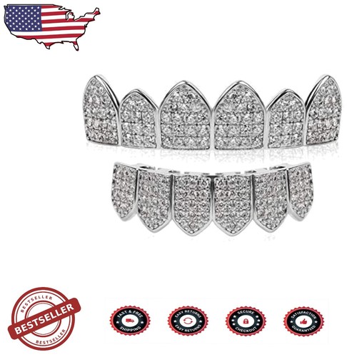 Hip Hop Bling Gold Grillz with Extra Molding Bars - Perfect for Parties & Gags