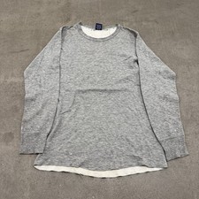 Vintage Duofold Base Layer Shirt Mens L Thermal Wool Blend Long Sleeve 80s USA