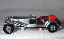 Vintage Lesney Matchbox Silver-Plated 1928 Mercedes Benz Y10