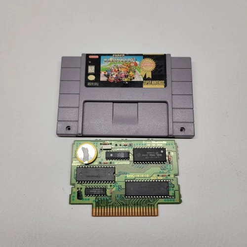 Super Mario Kart (Nintendo SNES, 1992) - New Save Battery - Tested Working