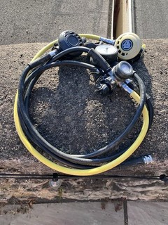 Apeks ATX 100 With ATX 40 Octopus And Oceanic Gauges & Bag