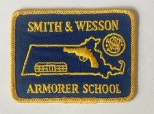 Smith Wesson Armorer School sleeve patch, 3 3/4 inches wide