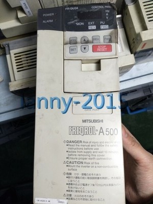 1PC used   inverter FR-A520-0.4K 220V 0.4KW *mp