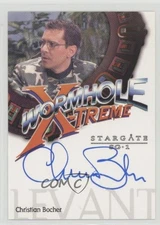 2002 Stargate SG-1 Season 5 Wormhole X-Treme! Christian Bocher #WXA-3 Auto b6s