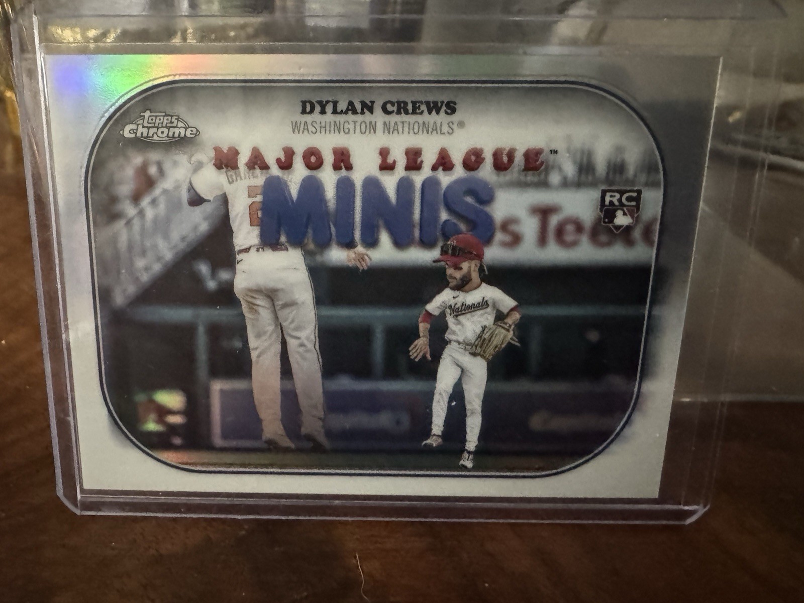 Dylan Crews Major League Minis MM-8 SSP (RC) 2025 Topps Chrome Update Nationals