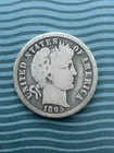 1895-O Silver Barber Dime Low Mintage RARE Key Date  Fine  F~VF