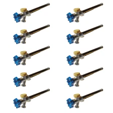 10 Pack Anti-Siphon Frost Free Sillcock 10", 1/2 Push Fit x 3/4 GHT Garden Valve