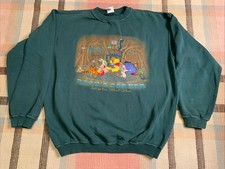 VTG 90's Disney Store Winnie The Pooh Sweatshirt OverSized Medium USA  