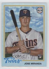 2022 Archives 1978 Topps Design Rainbow Foil 93/199 Jose Miranda #142 0m89