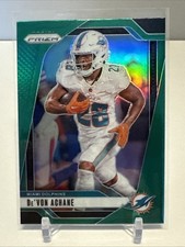 2024 Panini Prizm Devon Achane #176 Green Prizm Miami Dolphins Color Match 