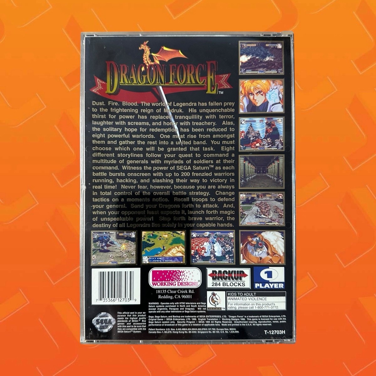 Dragon Force (Sega Saturn, 1996) for sale online | eBay