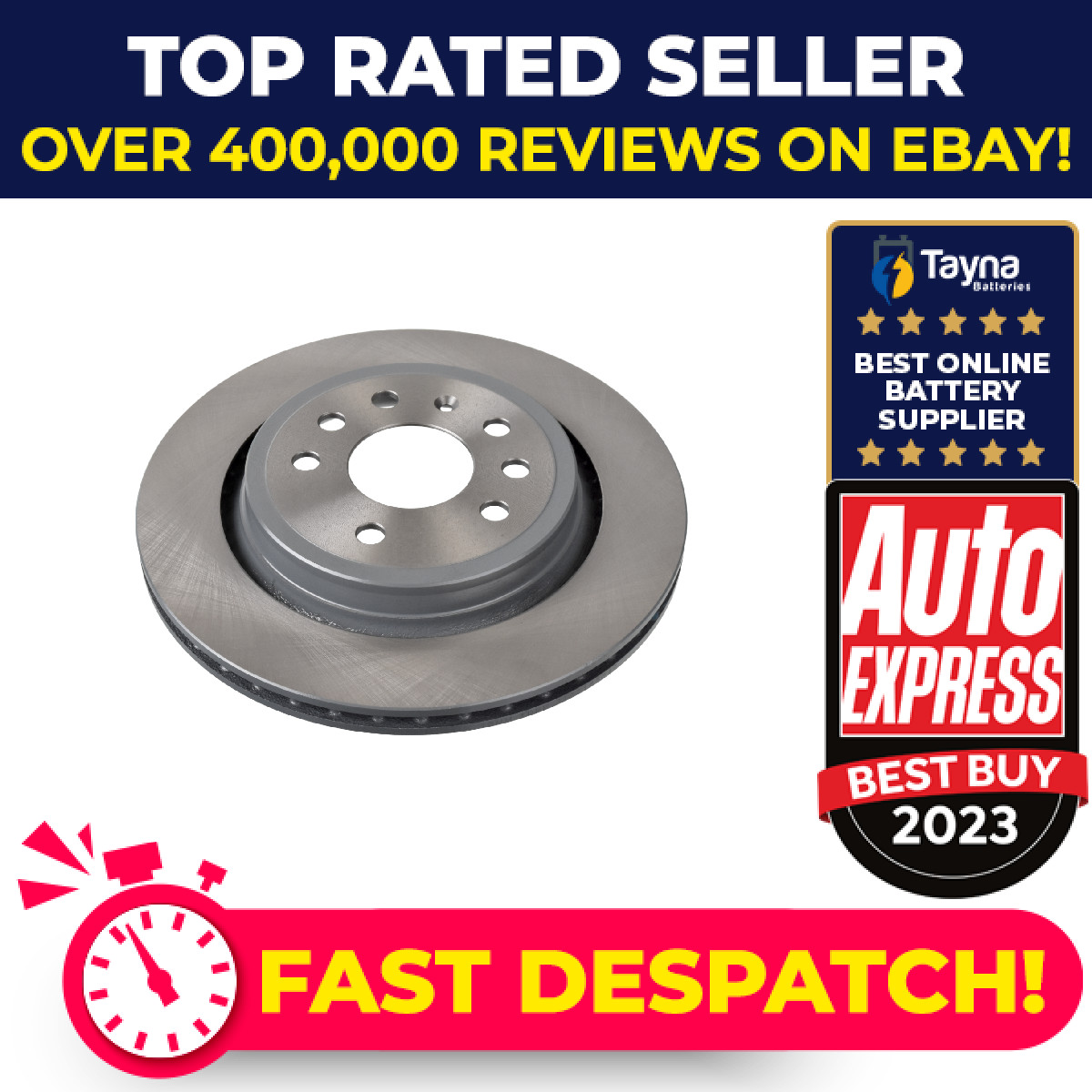 2x Brake Discs Pair Vented fits FIAT CROMA 194 Rear 1.9D 2.4D 05 to 11 292mm Set