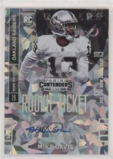 2014 Contenders Cracked Ice Ticket 14/22 Mike Davis (No Ball Visible) Auto 0f9