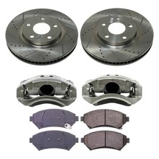 For Chevy Impala 00-05 Drilled Slotted Front Brake Kit W Calipers