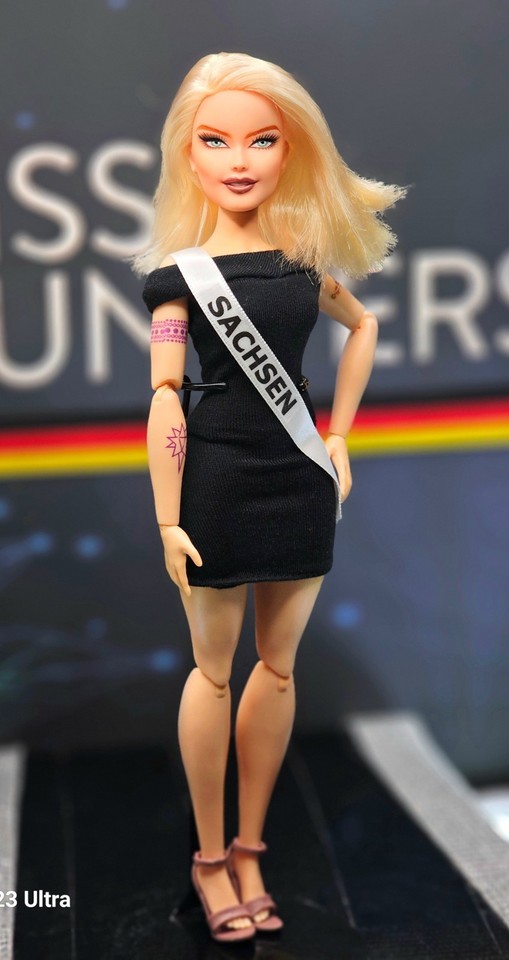 OOAK Repainted Bella Doll Nude On Articulated Body eBay