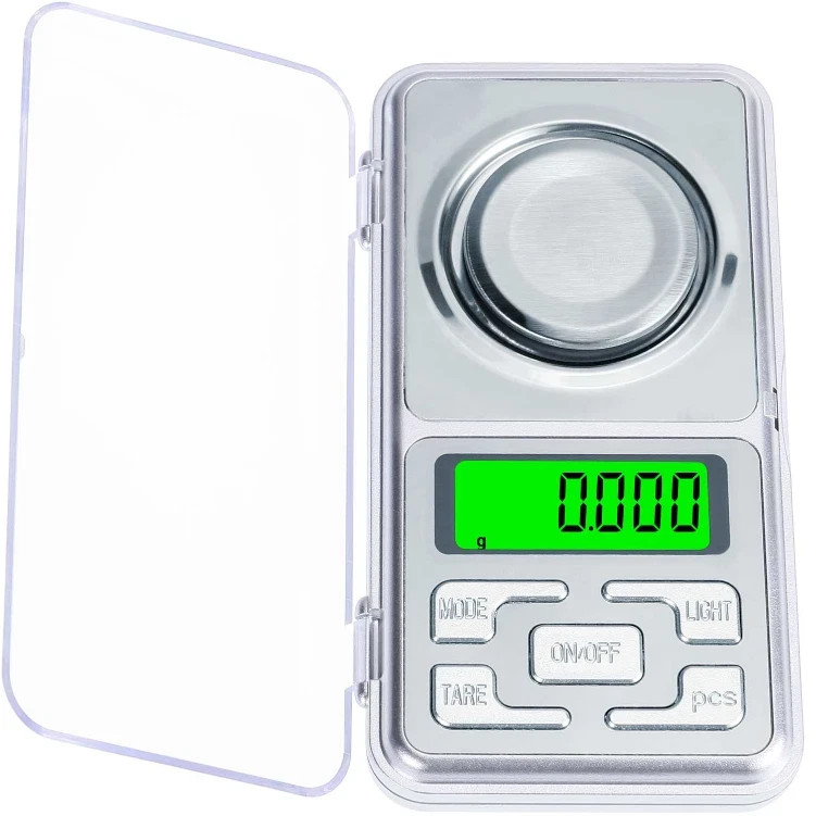 Fuzion MH-50 Microgram Series Mini Scale 50g x 0.001g Backlit Silver