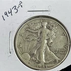 1943 50C Walking Liberty Half Dollar. 90% Silver.   #2000￼