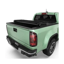 LEDKINGDOMUS Soft Tri-Fold Truck Bed Tonneau Cover Fits for Chevy Colorado/GM...