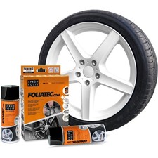 Foliatec Sprühfolie Auto Felgenfolie Set 2x 400 ml Weiß Glänzend Abziehbar für 4 Foliatec Sprühfolie Auto Felgenfolie Set 2x 400 ml Weiß Glänzend Abziehbar für 4