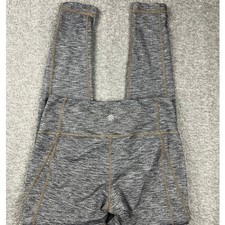 Athleta Women's S Gray Heathered Stretch Athletic Leggings Yoga Pants 24"