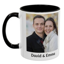 Personalized Custom Text or Photo Ceramic Coffee Mug Both side Printed 11oz 15oz