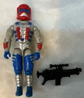 Vintage GI Joe Star Brigade Ozone Astro Infantry Trooper Figure & Helmet Lot