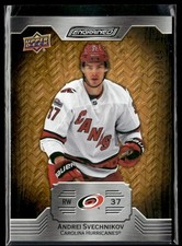 2023-24 Upper Deck Engrained Autographs Andrei Svechnikov Rookie #54