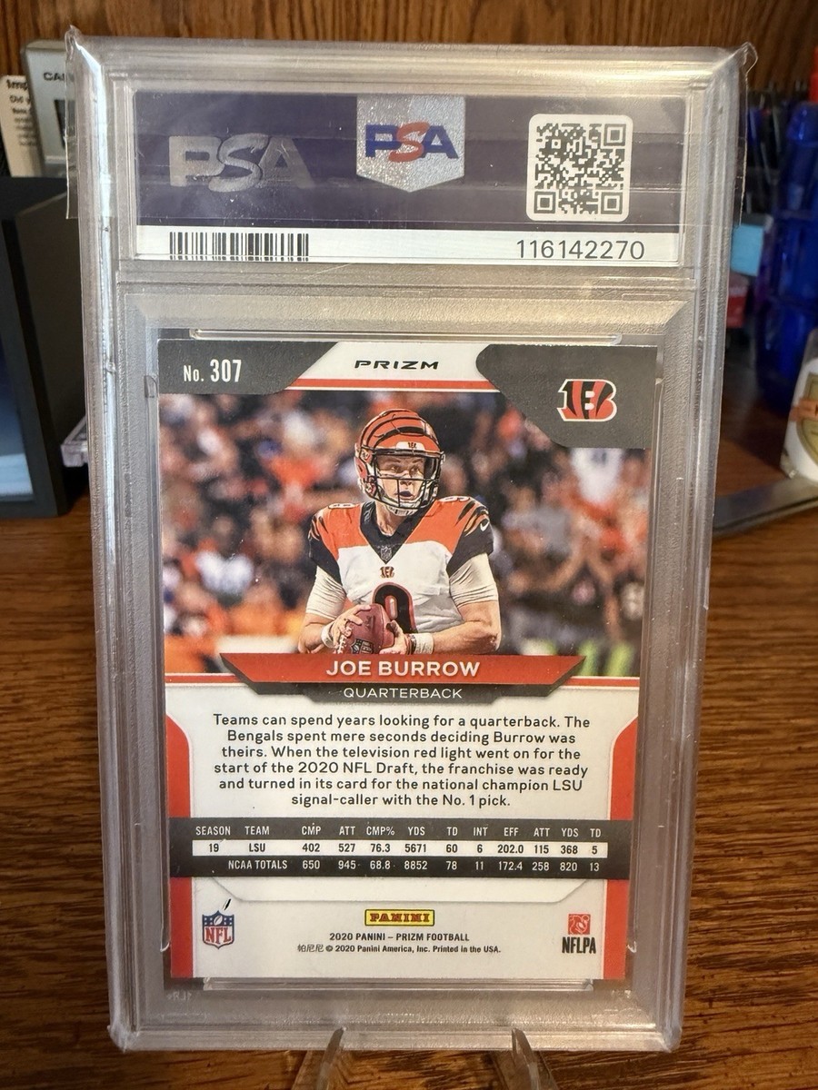 景色76 2020 Panini Prizm - Rookie Joe Burrow #307 Lazer Prizm (RC