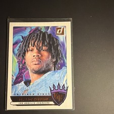 Panini 2025 Donruss Gridiron Kings Rookie Omarion Hampton #RGK-OHN Chargers NFL