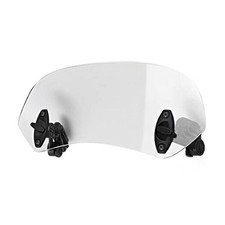 Motorcycle Windshield, Adjustable Clip On Wind Deflector, 11 Inch Windscreen