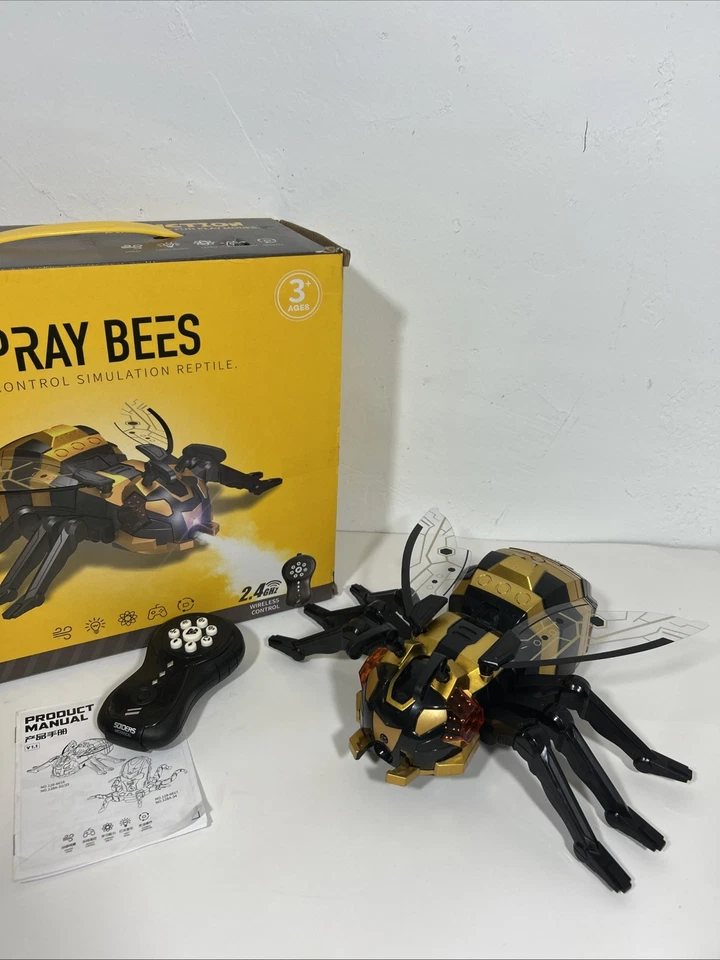 Sumsync Spray Bees: Remote Control Bee Robot Toy Unused With Manual - Image 2 of 4