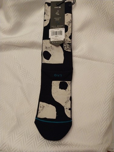 Stance L Jolly Rogers Crew Socks Size 9-13 Black Skulls NWT - Picture 6 of 6