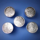 1/10 Oz Walking Liberty APMEX Fractional Silver 5 Total Sold Separately