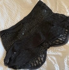 Isabel Marant Damenrock schwarz Spitze Paille...