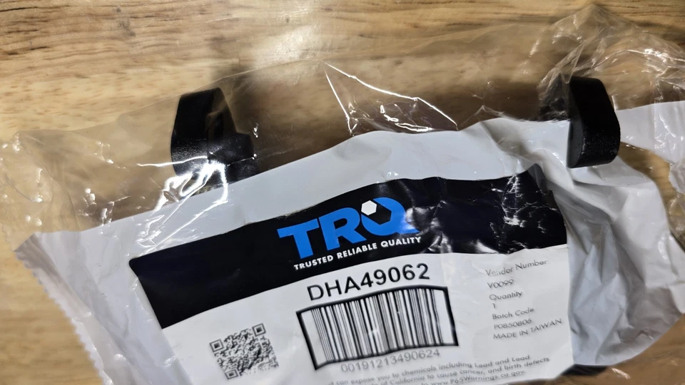 Manija de puerta de metal TRQ negra texturizada (alta calidad) izquierda o derecha para Ford Ranger Foto 4 de 4