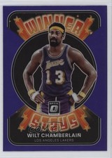 2021-22 Panini Donruss Optic Winner Stays Purple Prizm Wilt Chamberlain HOF 1tb7