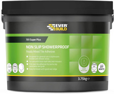 Everbuild 701 Non Slip Tile Adhesive – Ready Mixed – Acrylic Based – Easy to App