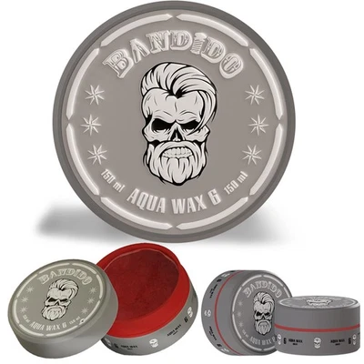 Bandido Aqua Hair Wax Nr.6 Haarwachs Haar Styling Wachs Haargel 150ml Gel Wax