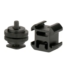 Camera Hot Shoe Mount Adapter Video Accessory Triple Cold Shoe Bracket Lights